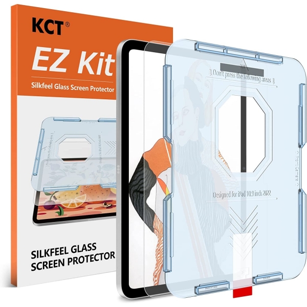 KCT Silkfeel Serisi iPad 10.Nesil Temperli Cam Ekran Koruyucu(10.9 in)