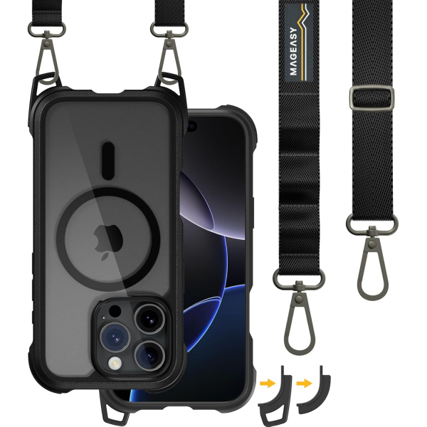 MAGEASY Apple iPhone 16 Pro Odyssey Strap M Klf
