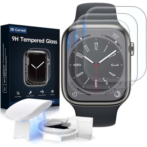 Mowei Apple Watch 9/8/7 Uyumlu Ekran Koruyucu (45mm)