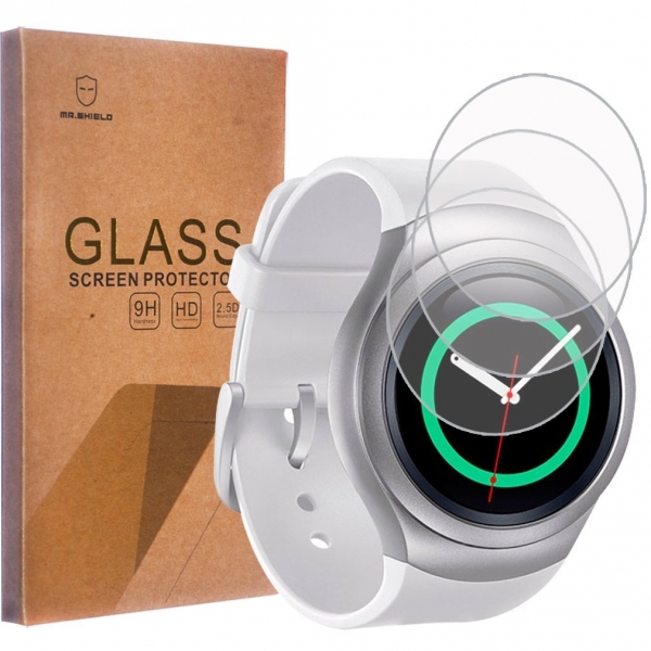 Mr Shield Samsung Gear S2 Temperli Cam Ekran Koruyucu (3 Adet)