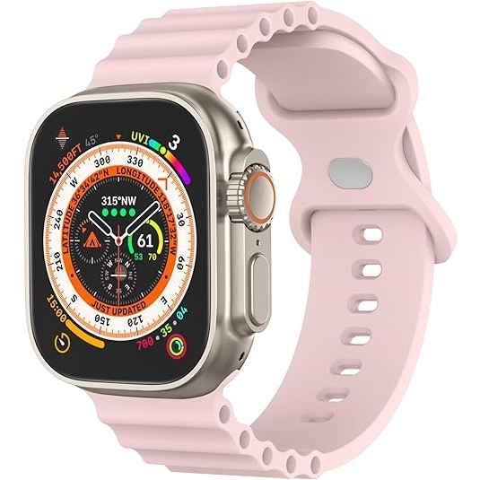 Mugust Apple Watch Ultra 2.Nesil Yumu�ak Kay�� (49mm)