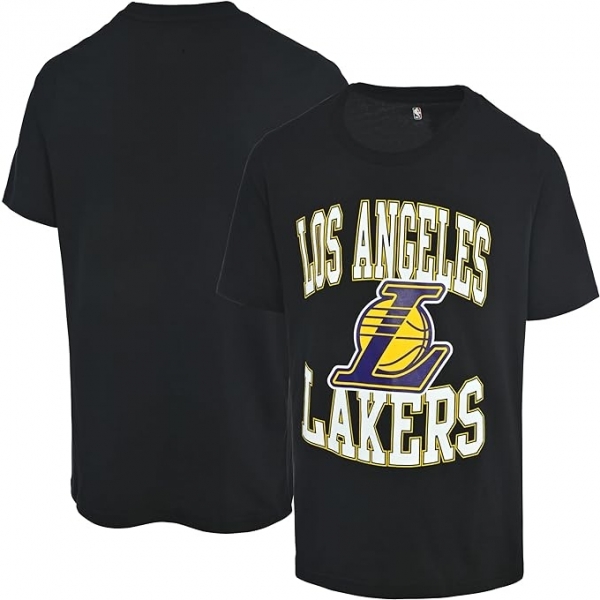 NBA Los Angeles Lakers Lisansl Tirt (Siyah)