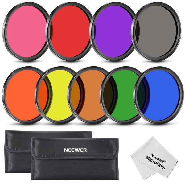 Neewer 58mm Renkli Lens Filtresi (9 Adet)