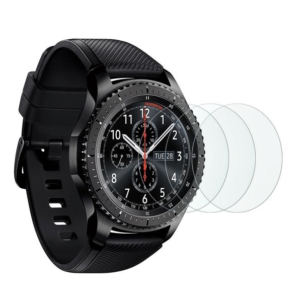 OMOTON Samsung Gear S3 Temperli Cam Ekran Koruyucu (3 Adet)