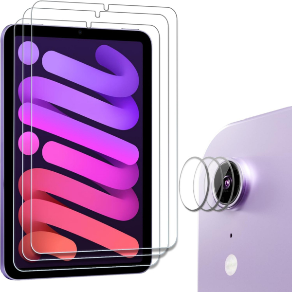 ProCase iPad Mini 7 Ekran ve Kamera Koruyucu (3 Adet)