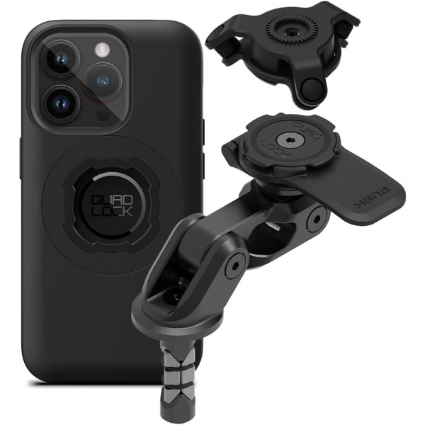 Quad Lock iPhone 14 Pro Titreimli MAG atal Sap Set