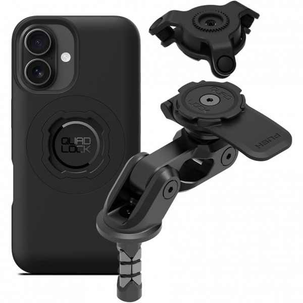 QuadLock iPhone 16 Titreimli MAG atal Sap Set