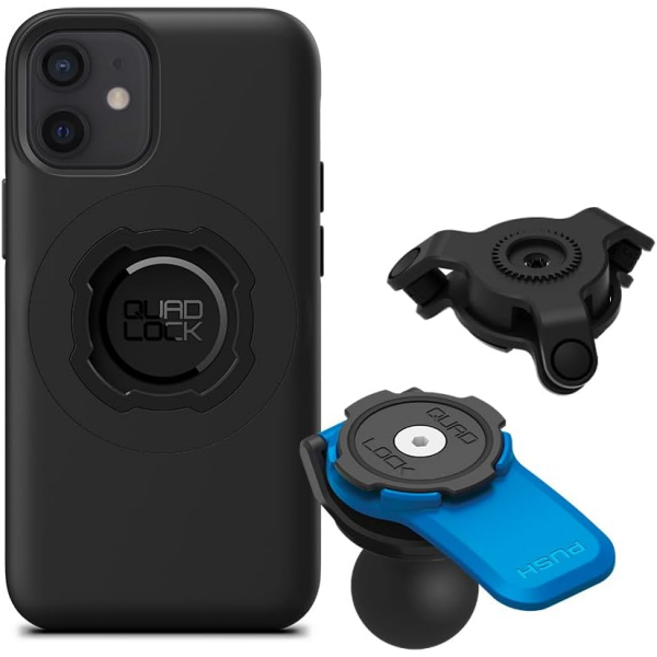 Quad Lock iPhone 12 Mini MAG Motosiklet Seti