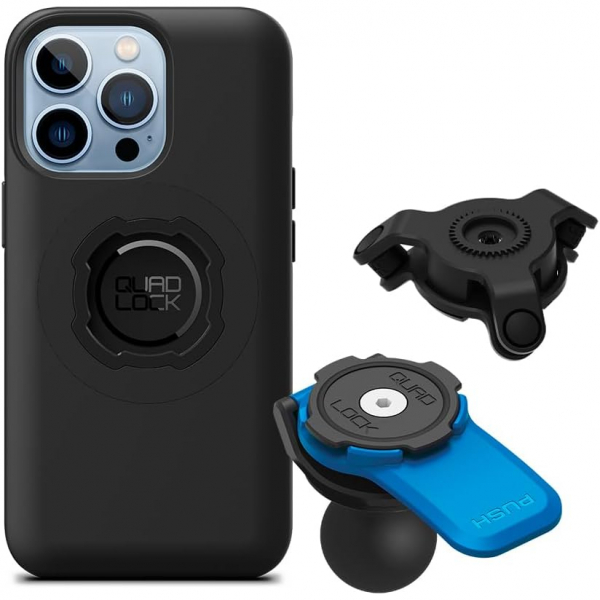 Quad Lock iPhone 13 Pro MAG Motosiklet Seti