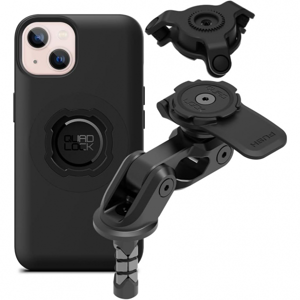 Quad Lock iPhone 13 Titreimli MAG atal Sap Seti