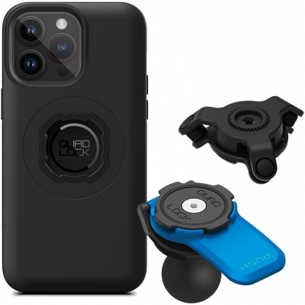 Quad Lock iPhone 14 Pro Max MAG Motosiklet Seti
