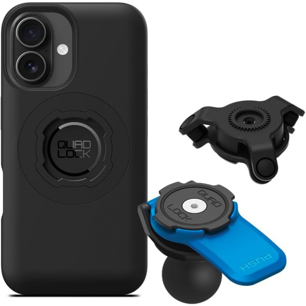 Quad Lock iPhone 16 MAG Motosiklet Seti