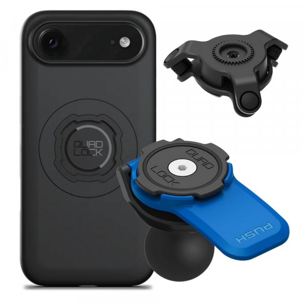 Quad Lock iPhone Air Titreimli MAG Motosiklet Seti