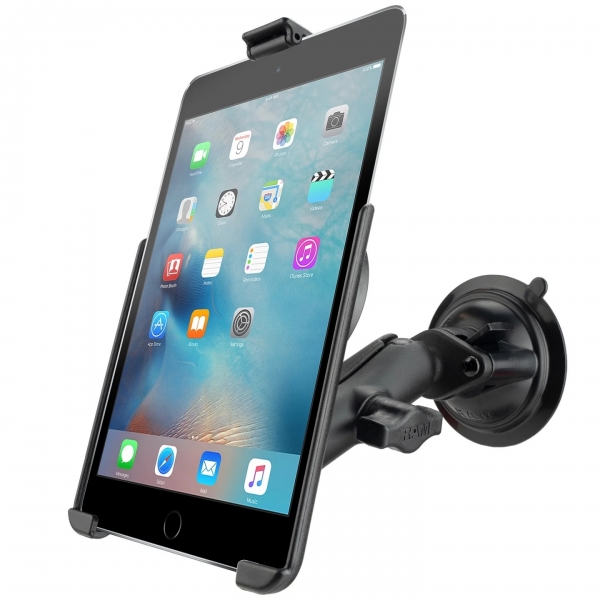 Ram Mounts iPad Mini 4/5 Uyumlu Twist-Lock Vantuz Yuvas RAM-B-166-AP20U