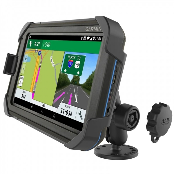 Ram Mounts Garmin Fleet 770/Overlander Uyumlu EZ-Rollr GPS Tutucu Montaj Seti RAM-B-138L-GA75LU