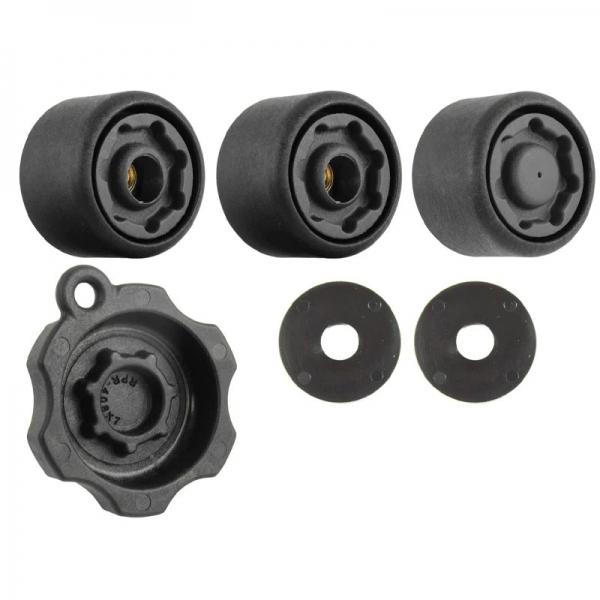 Ram Mounts Ara Kitlerinde ift Salncak Kollar in Gvenlik Kiti RAP-S-KNOB-VB-109-1U 