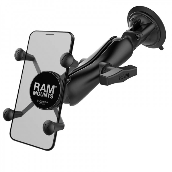 Ram Mounts X-Grip Twist-Lock C Size Vantuzlu Telefon Yuvası RAM-166-UN7U