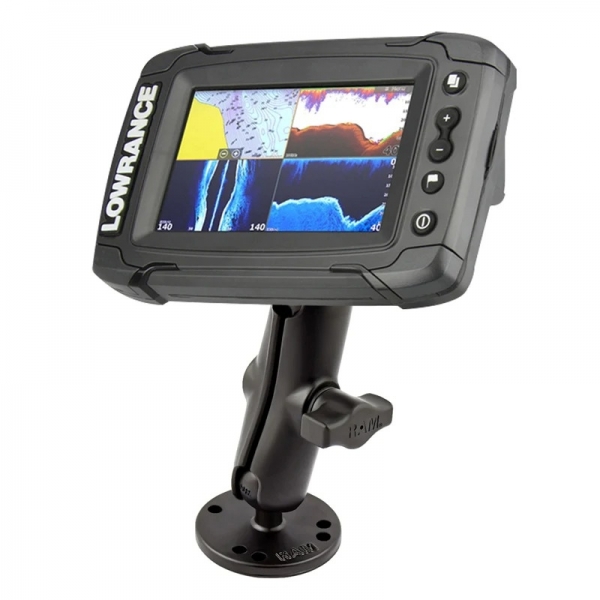 Ram Mounts lowrance Elite 4 Ve Mark 4 Serisi in ift Top Yuvas RAM-B-101-LO11 