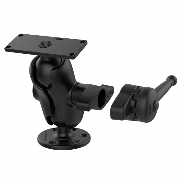 Ram Mounts Humminbird Helix Solix Ve Apex in Drill-Down Ball Mount RAM-D-202-25-C-202-KNOB9HU