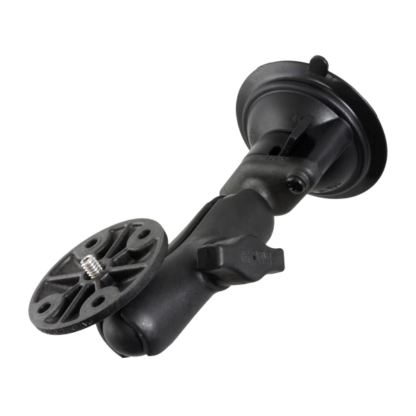 Ram Mounts Yuvarlak Plakal ve Saplamal Kompozit Vakum Montaj Seti RAP-B-166-202AU