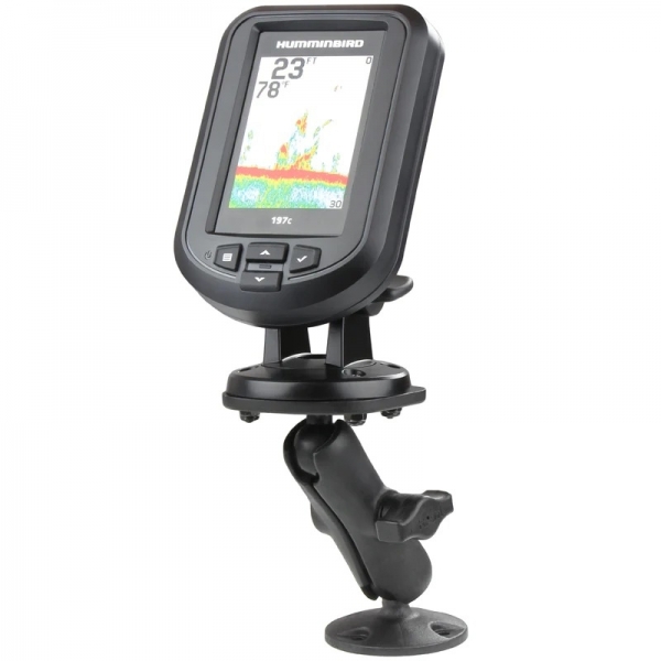 Ram Mounts Humminbird Piranha in Kompozit ift Bilyal Yuva RAP-B-107-1U