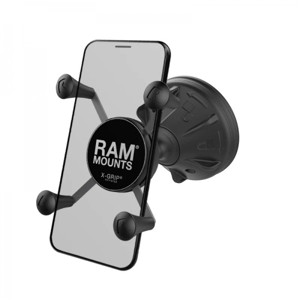 Ram Mounts Mighty-Buddy Vantuzlu X-Grip Telefon Yuvası RAP-SB-224-2-UN7U