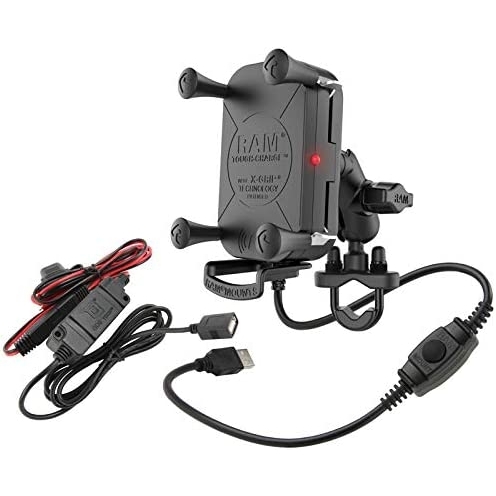 Ram Mounts Tough-Charge Suya Dayankl Kablosuz Telefon Tutucu RAM-B-149Z-A-UN12W-V7M