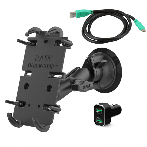 Ram Mounts Quick-Grip Ara Seti RAM-B-166-PD4-2QCCIGU