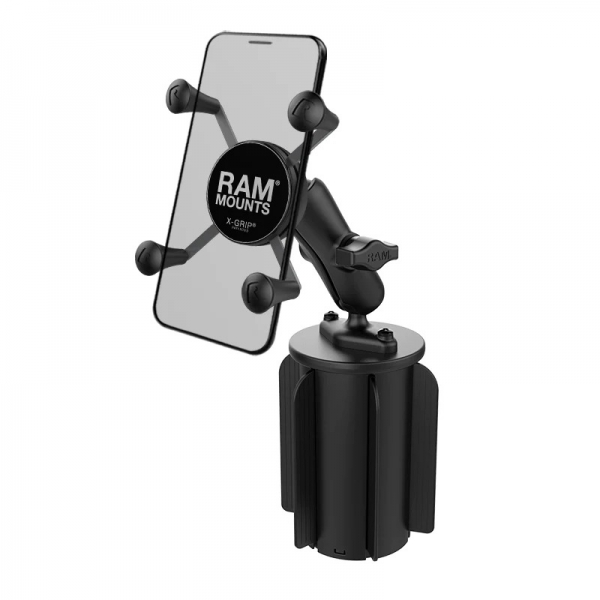 Ram Mounts X-Grip Telefon Yuvası RAM-A-CAN ve Bardak Tutucu Tabanı RAP-299-3-UN7BU