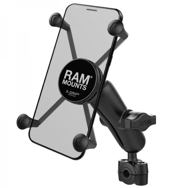 Ram Mounts X-Grip Torque Küçük Boy Ray Tabanlı Telefon Orta Boy Kol Montaj Seti RAM-B-408-37-62-UN10U