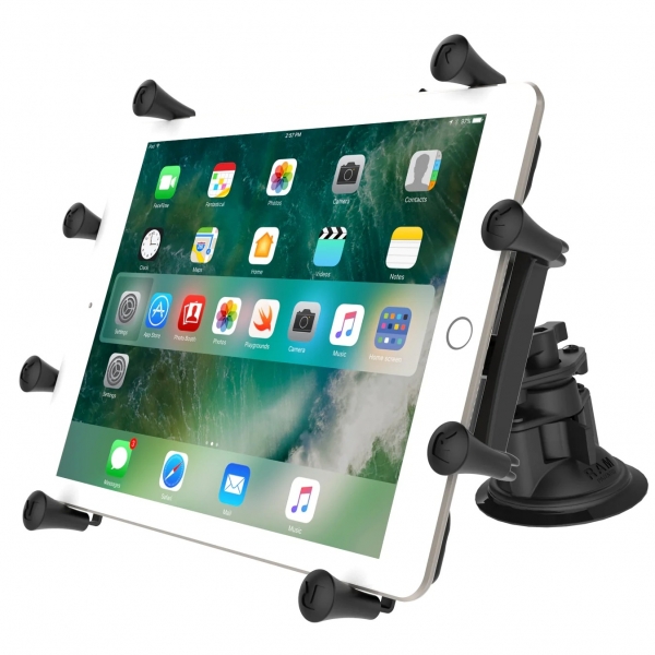 Ram Mounts 9/10 in Pivot Vakum zellikli X-Grip Ksa Boy Tablet Tutucu RAM-B-189-PIV1-A-UN9U