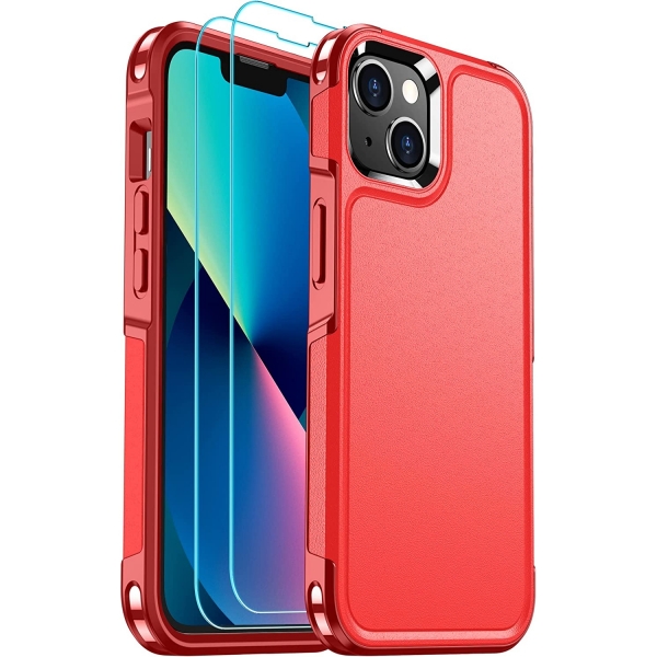 Red2Fire iPhone 14 Darbeye Dayankl Klf (MIL-STD-810G)