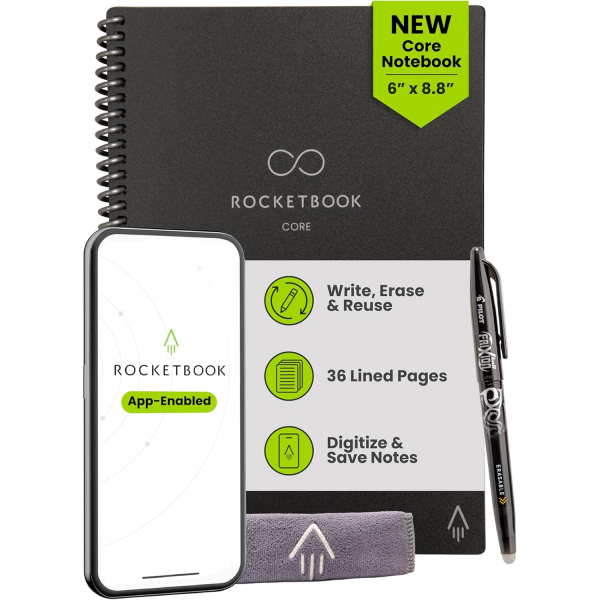 Rocketbook Core Ak�ll� Spiral Defter (Executive)