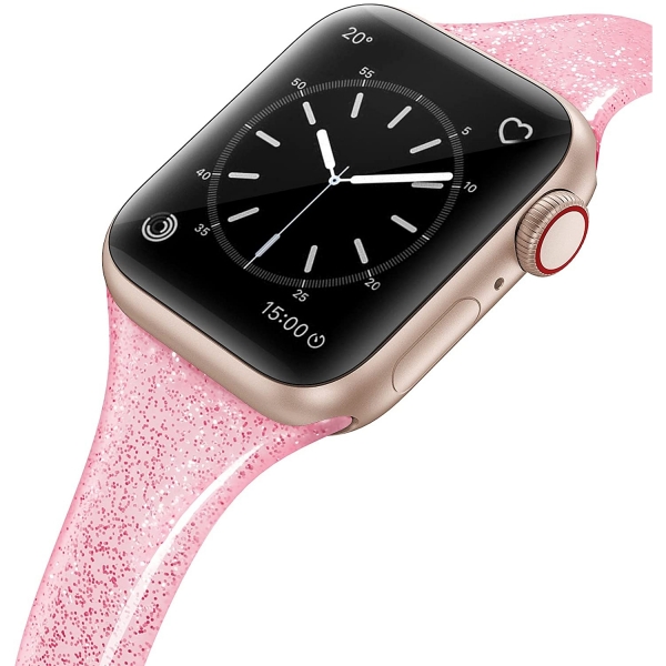 SWEES Simli Silikon Apple Watch Kayış (45mm)
