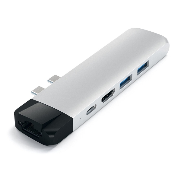 Satechi MacBook Pro 13 ve 15 in Type-C Pro Adaptr (Silver)