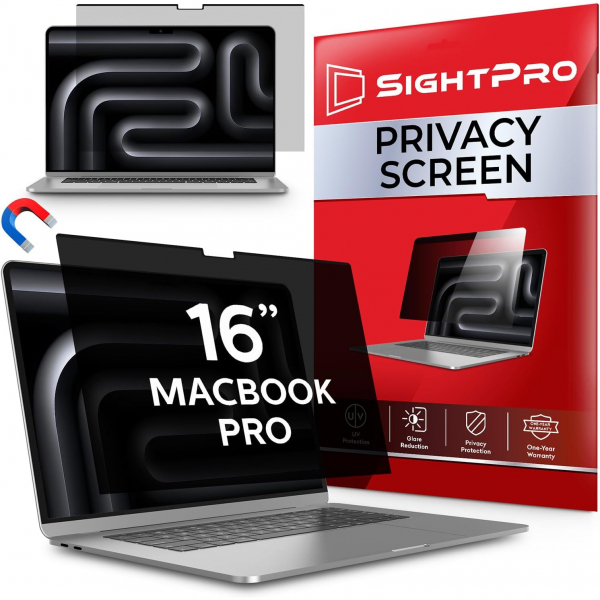 SightPro MacBook Pro M4 Privacy Ekran Koruyucu (16 in)