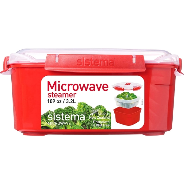 Sistema Mikrodalga Buharlı Pişirici Beslenme Kutusu