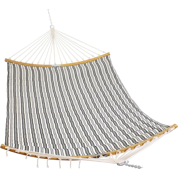 Sunnydaze 2 Kiilik Bambu Hamak