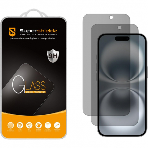 Supershieldz iPhone 16 Plus Privacy Ekran Koruyucu 