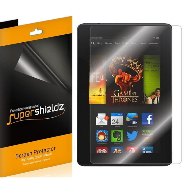 Supershieldz Kindle Fire Mat Ekran Koruyucu (3 Adet)