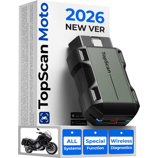 TOPDON TopScan Bluetooth Motosiklet Tan� Cihaz�