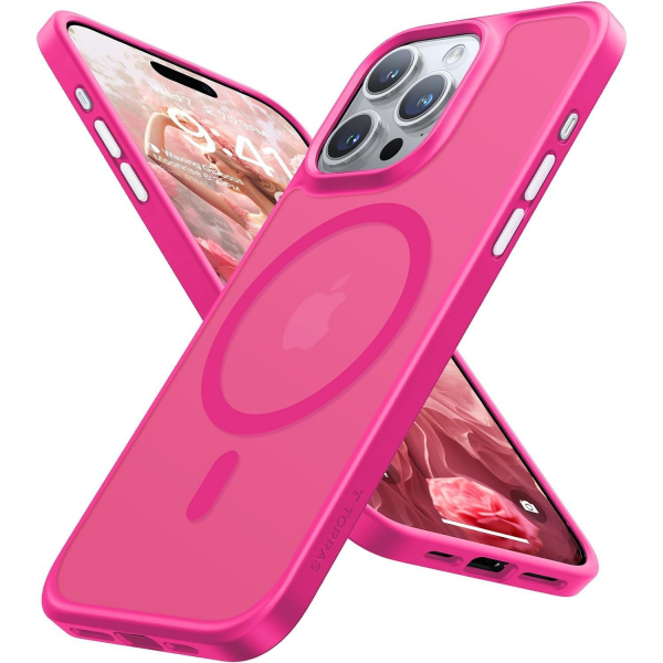 TORRAS Apple iPhone 15 Pro Max Darbeye Dayankl MagSafe Uyumlu Klf