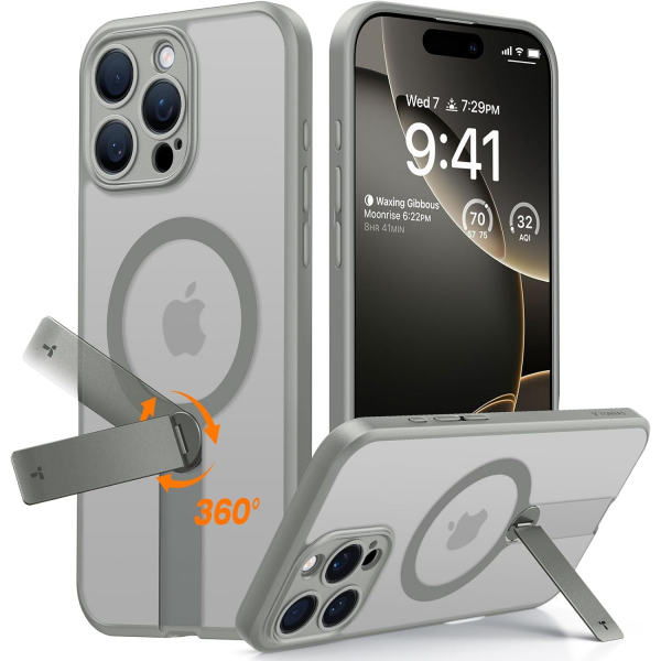 TORRAS Apple iPhone 16 Pro Max 360 Kickstandl Klf
