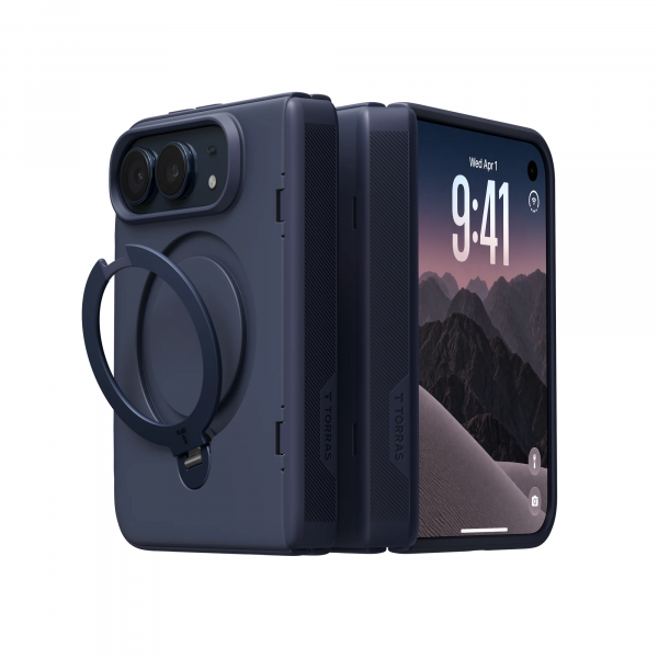 TORRAS Ostand Q3 Spin iPhone Duo Manyetik Standl� K�l�f