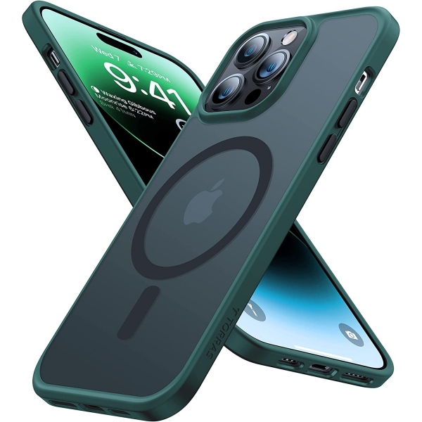 TORRAS iPhone 14 Pro Max Darbeye Dayanıklı MagSafe Uyumlu Kılıf