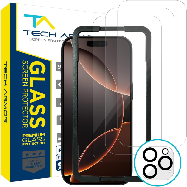 Tech Armor Apple iPhone 16 Pro Ekran Koruyucu(3 adet)