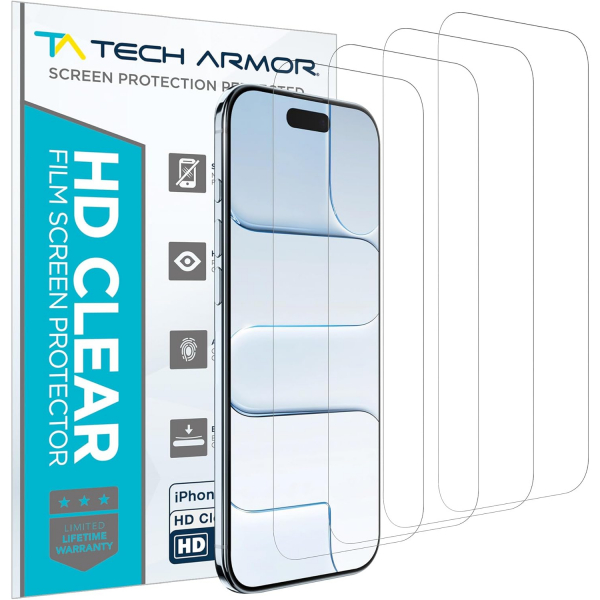 Tech Armor Apple iPhone Air Ekran Koruyucu (4 adet)