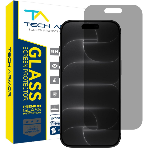 Tech Armor Privacy Glass iPhone 18 Pro Ekran Koruyucu