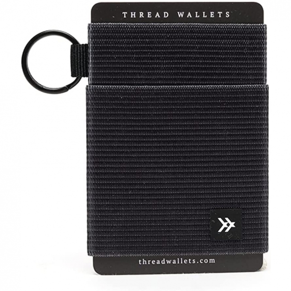 Thread Wallets Unsex Deri Kartlk (Siyah)