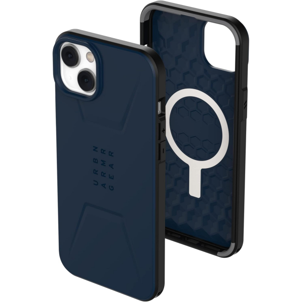 UAG Civilian Serisi iPhone 14 Plus Darbeye Dayankl nce Klf (MIL-STD-810G)